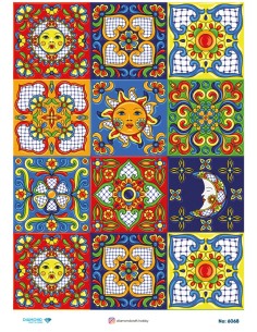 6068 Diamond Pirinç Dekopaj Kağıdı 30x42cm