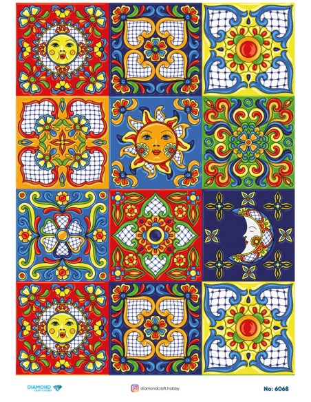6068 Diamond Pirinç Dekopaj Kağıdı 30x42cm