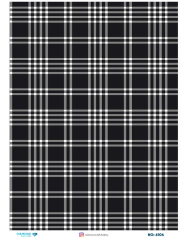 6106 Diamond Pirinç Dekopaj Kağıdı 30x42cm