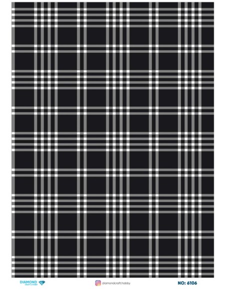 6106 Diamond Pirinç Dekopaj Kağıdı 30x42cm