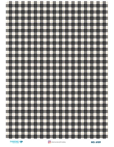 6109 Diamond Pirinç Dekopaj Kağıdı 30x42cm