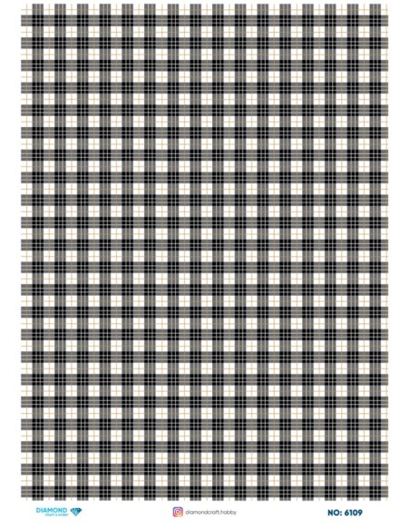 6109 Diamond Pirinç Dekopaj Kağıdı 30x42cm