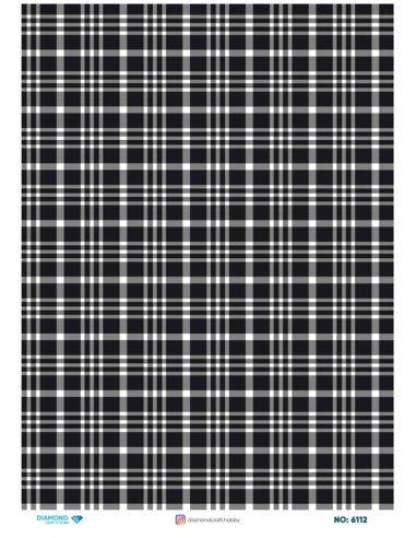 6112 Diamond Pirinç Dekopaj Kağıdı 30x42cm