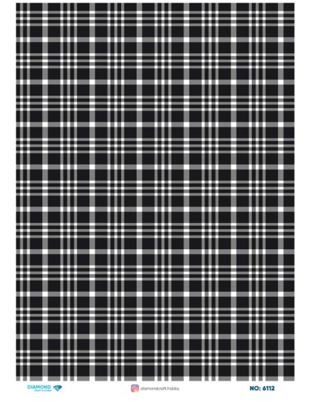 6112 Diamond Pirinç Dekopaj Kağıdı 30x42cm