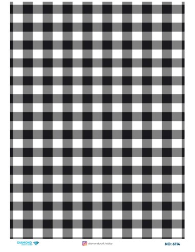 6114 Diamond Pirinç Dekopaj Kağıdı 30x42cm