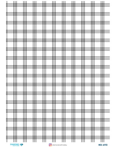 6113 Diamond Pirinç Dekopaj Kağıdı 30x42cm