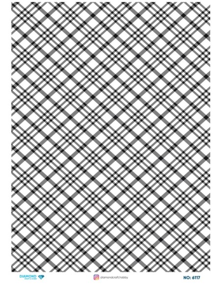 6117 Diamond Pirinç Dekopaj Kağıdı 30x42cm