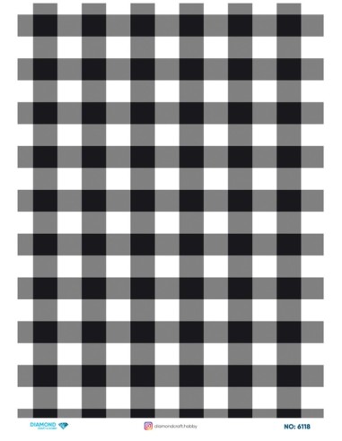 6118 Diamond Pirinç Dekopaj Kağıdı 30x42cm