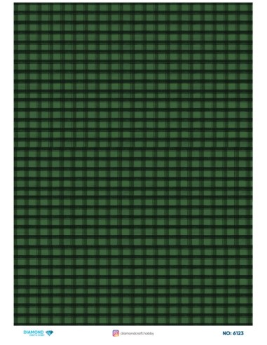 6123 Diamond Pirinç Dekopaj Kağıdı 30x42cm