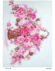 1048 Diamond Pirinç Dekopaj Kağıdı 30x42cm