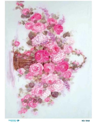 1048 Diamond Pirinç Dekopaj Kağıdı 30x42cm