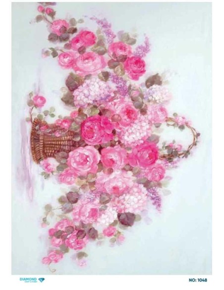 1048 Diamond Pirinç Dekopaj Kağıdı 30x42cm