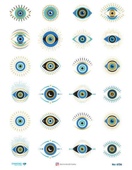 6136 Diamond Pirinç Dekopaj Kağıdı 30x42cm