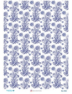 6142 Diamond Pirinç Dekopaj Kağıdı 30x42cm