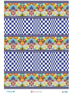 6156 Diamond Pirinç Dekopaj Kağıdı 30x42cm