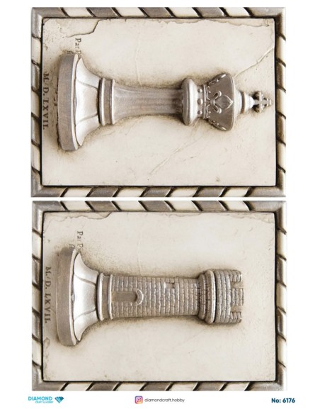 6176 Diamond Pirinç Dekopaj Kağıdı 30x42cm