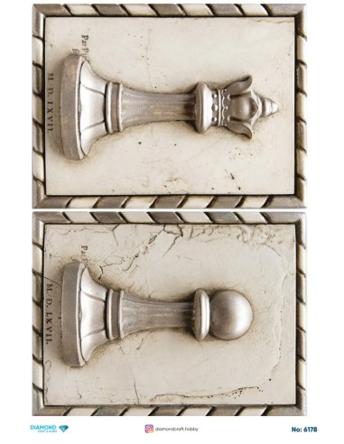 6178 Diamond Pirinç Dekopaj Kağıdı 30x42cm
