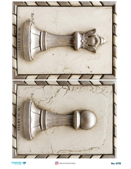 6178 Diamond Pirinç Dekopaj Kağıdı 30x42cm