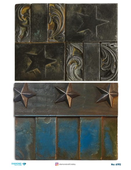 6192 Diamond Pirinç Dekopaj Kağıdı 30x42cm