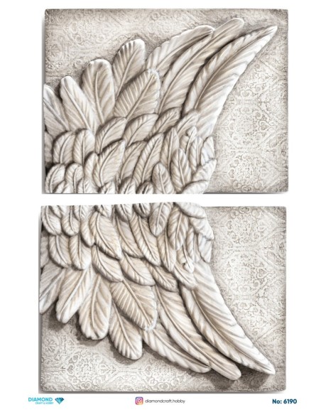 6190 Diamond Pirinç Dekopaj Kağıdı 30x42cm