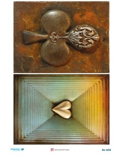 6212 Diamond Pirinç Dekopaj Kağıdı 30x42cm