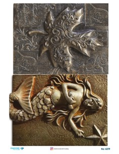 6219 Diamond Pirinç Dekopaj Kağıdı 30x42cm