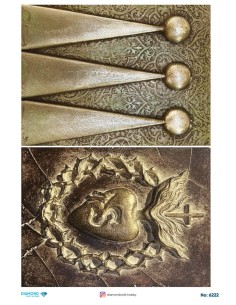 6222 Diamond Pirinç Dekopaj Kağıdı 30x42cm