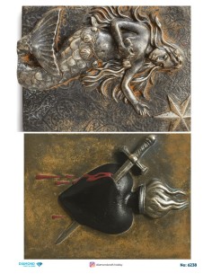 6238 Diamond Pirinç Dekopaj Kağıdı 30x42cm