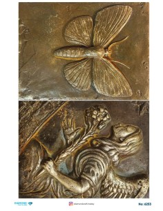 6253 Diamond Pirinç Dekopaj Kağıdı 30x42cm