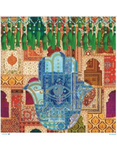 M5480 Diamond Metrelik Büyük Boy Pirinç Dekopaj Kağıdı 90x90cm