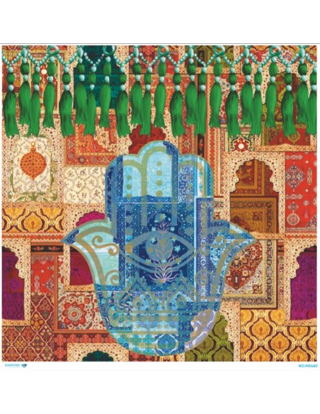 M5480 Diamond Metrelik Büyük Boy Pirinç Dekopaj Kağıdı 90x90cm
