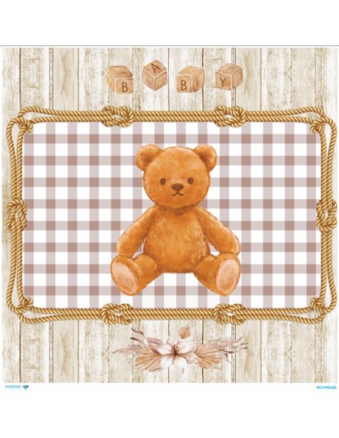 M5483 Diamond Metrelik Büyük Boy Pirinç Dekopaj Kağıdı 90x90cm