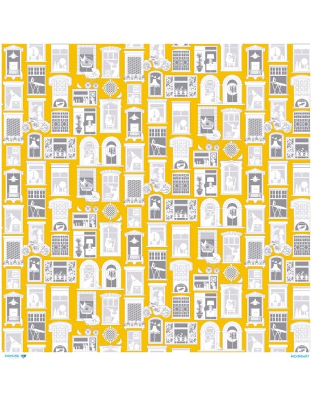 M5497 Diamond Metrelik Büyük Boy Pirinç Dekopaj Kağıdı 90x90cm