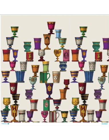 M5517 Diamond Metrelik Büyük Boy Pirinç Dekopaj Kağıdı 90x90cm