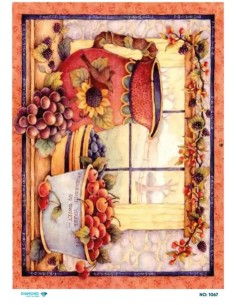 1067 Diamond Pirinç Dekopaj Kağıdı 30x42cm