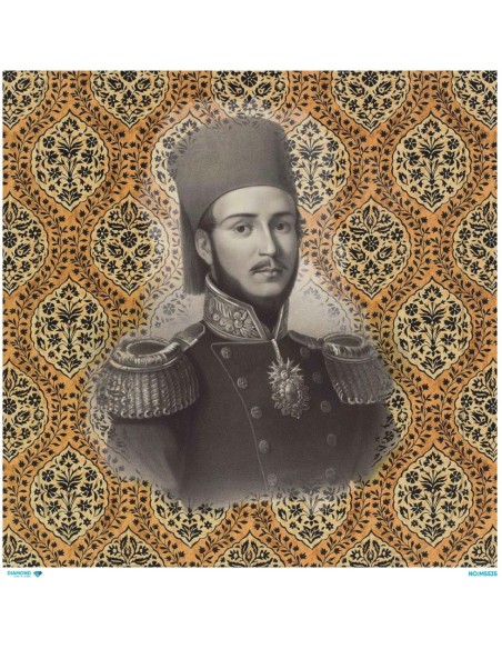 M5535 Diamond Metrelik Büyük Boy Pirinç Dekopaj Kağıdı 90x90cm