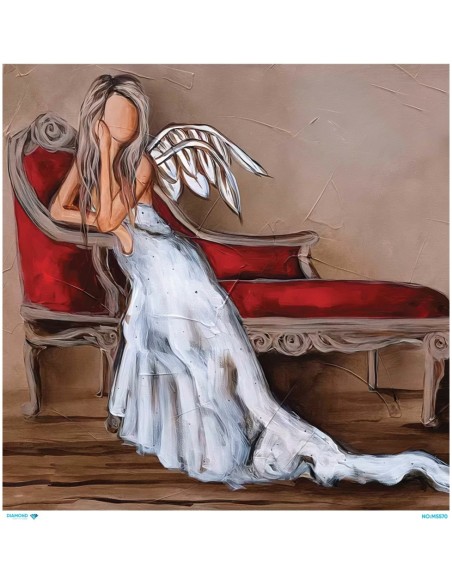 M5570 Diamond Metrelik Büyük Boy Pirinç Dekopaj Kağıdı 90x90cm