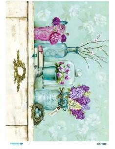 1070 Diamond Pirinç Dekopaj Kağıdı 30x42cm