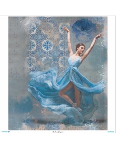 M5576 Diamond Metrelik Büyük Boy Pirinç Dekopaj Kağıdı 90x90cm
