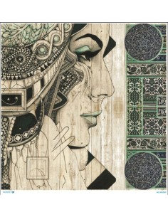 M5589 Diamond Metrelik Büyük Boy Pirinç Dekopaj Kağıdı 90x90cm