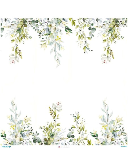 M5637 Diamond Metrelik Büyük Boy Pirinç Dekopaj Kağıdı 90x90cm