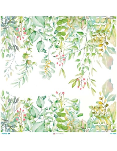 M5638 Diamond Metrelik Büyük Boy Pirinç Dekopaj Kağıdı 90x90cm
