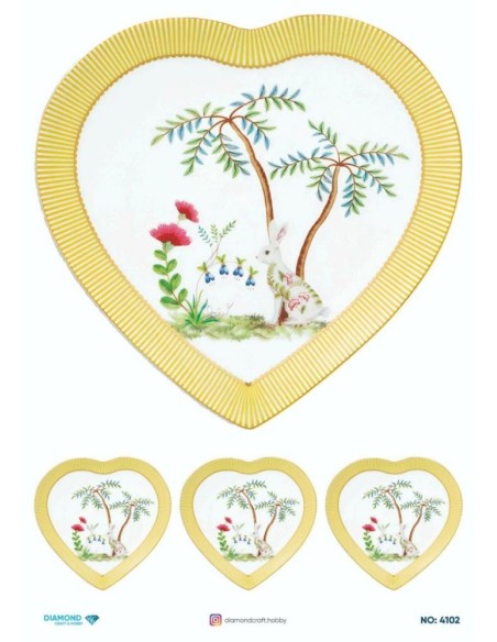 4102 Diamond Pirinç Dekopaj Kağıdı 30x42cm