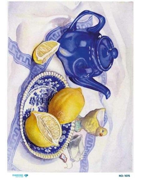 1075 Diamond Pirinç Dekopaj Kağıdı 30x42cm
