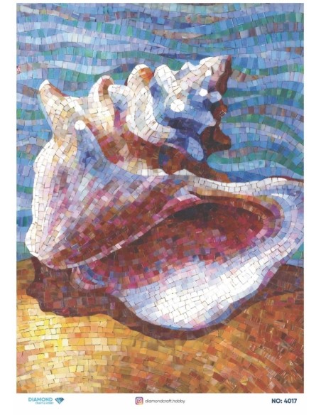 4017 Diamond Pirinç Dekopaj Kağıdı 30x42cm