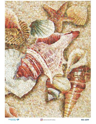 4019 Diamond Pirinç Dekopaj Kağıdı 30x42cm