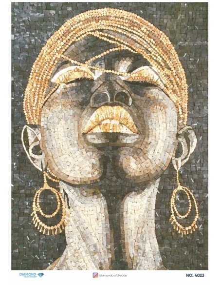 4023 Diamond Pirinç Dekopaj Kağıdı 30x42cm