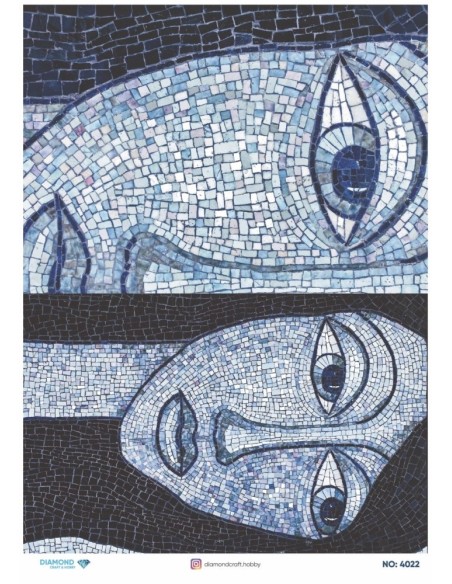 4022 Diamond Pirinç Dekopaj Kağıdı 30x42cm