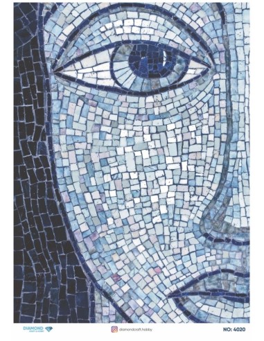 4020 Diamond Pirinç Dekopaj Kağıdı 30x42cm