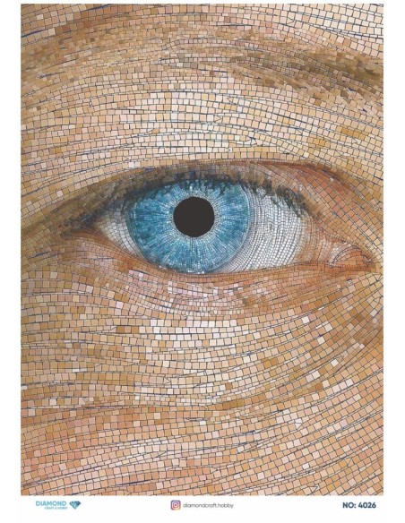 4026 Diamond Pirinç Dekopaj Kağıdı 30x42cm